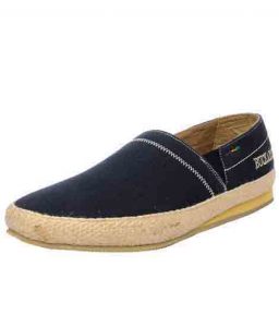 Urbano Black Leather Casual Shoes