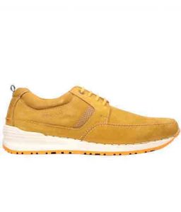 Victoro Tan Leather Casual Shoes