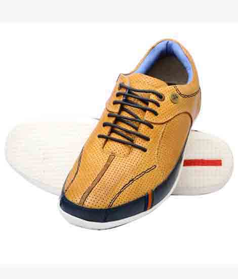 Conrado Tan Leather Casual Shoes