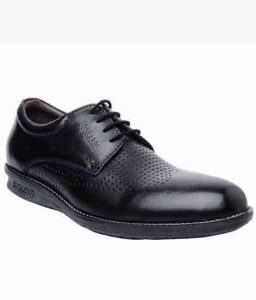 Paulo Black Leather Casual Shoes