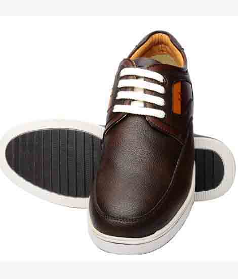 Berto Brown Pucasual Shoes