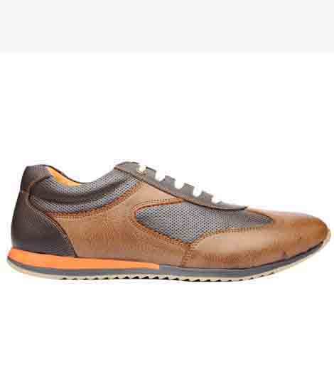 Tivon Brown Pu Casual Shoes