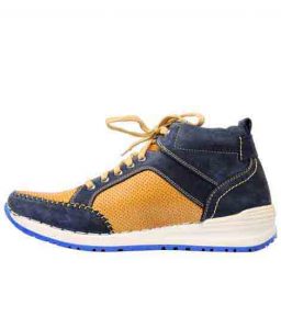 Tomas Blue Leather Casual Shoes