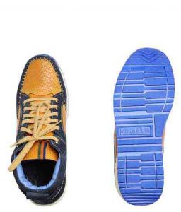 Tomas Blue Leather Casual Shoes