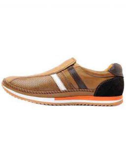 Nestor Brown Leather Casual Shoes