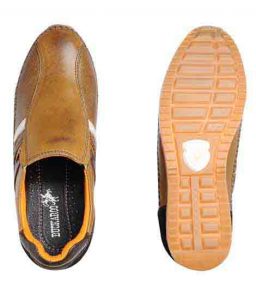 Nestor Brown Leather Casual Shoes