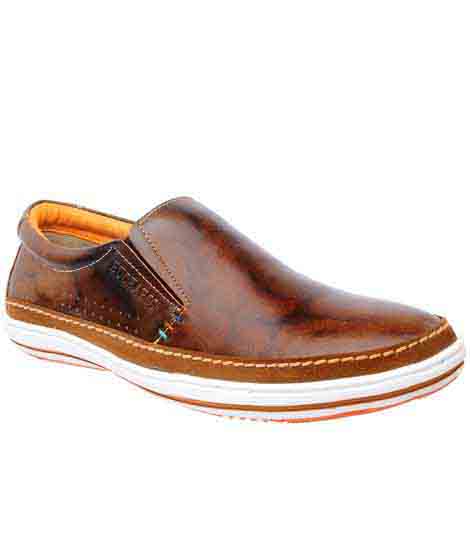 Emerson Brown Leather Casual Shoes