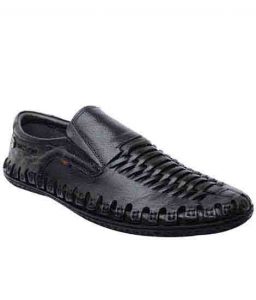 Finn Black Leather Casual Shoes