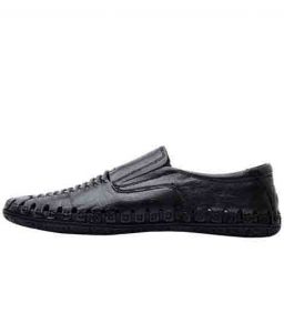 Finn Black Leather Casual Shoes