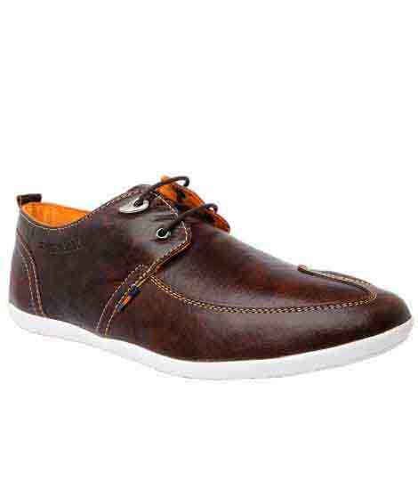 Brado Brown Leather Casual Shoes