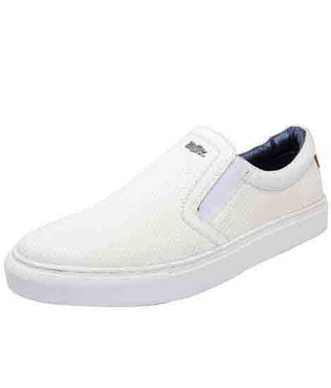 Brody White Pu Casual Shoes
