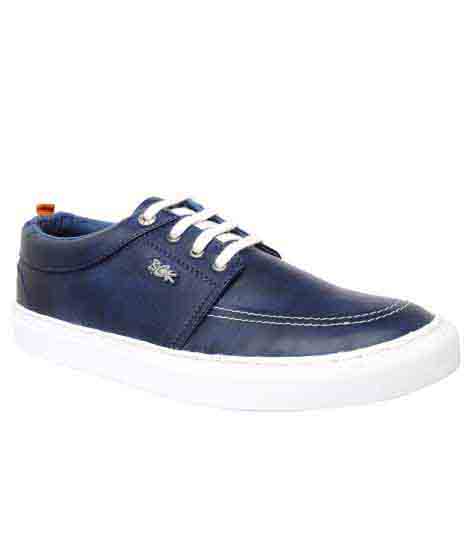 Acosta Blue Pu Casual Shoes