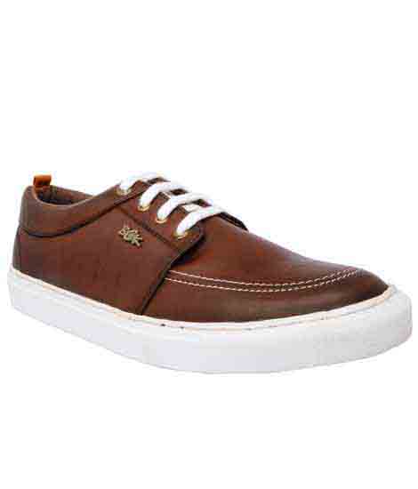 Acosta Brown Pu Casual Shoes