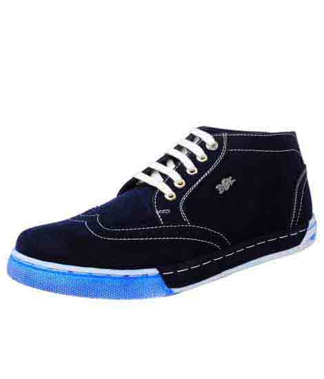 Ortega Blue Pu Casual Shoes
