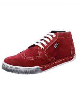 Ortega Maroon Pu Casual Shoes