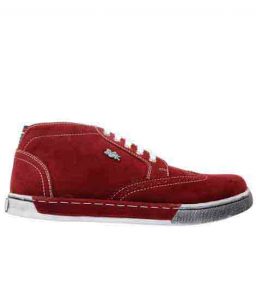 Ortega Maroon Pu Casual Shoes