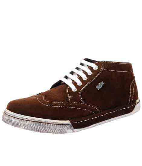 Ortega Brown Pu Casual Shoes