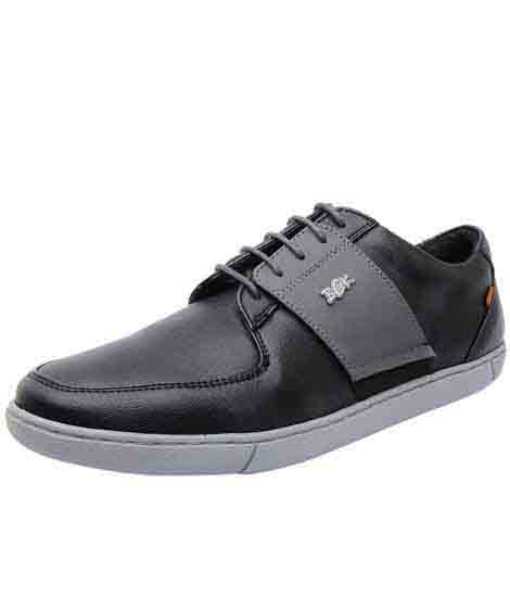 Derek Black Pu Casual Shoes