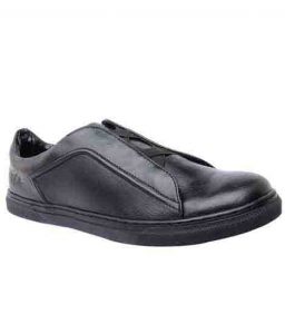 Logan Black Pu Casual Shoes