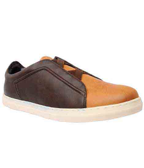 Logan Brown Pu Casual Shoes