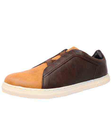Logan Brown Pu Casual Shoes
