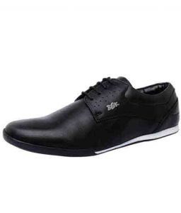 Mason Black Pu Casual Shoes