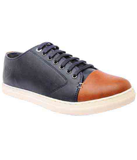 Norris Blue Pu Casual Shoes