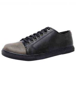 Norris Black Pu Casual Shoes