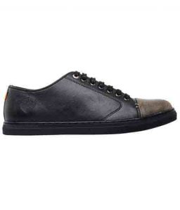 Norris Black Pu Casual Shoes