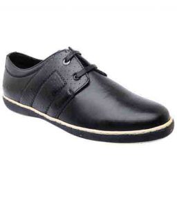 Glenn Black Pu Casual Shoes