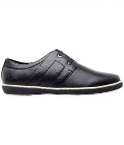 Glenn Black Pu Casual Shoes