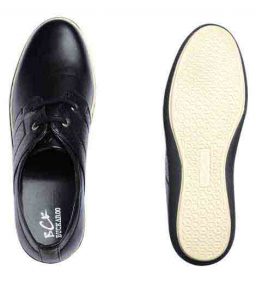 Glenn Black Pu Casual Shoes