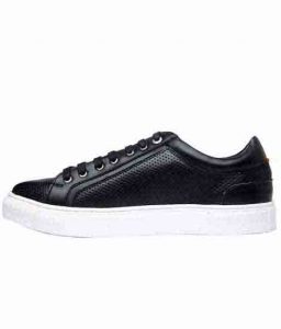 Hollis Black Fabric Casual Shoes