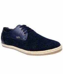 Sanchez Navy Fabric Casual Shoes