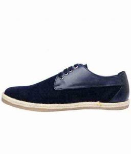 Sanchez Navy Fabric Casual Shoes