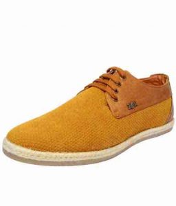 Sanchez Tan Fabric Casual Shoes