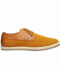 Sanchez Tan Fabric Casual Shoes