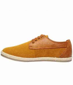 Sanchez Tan Fabric Casual Shoes