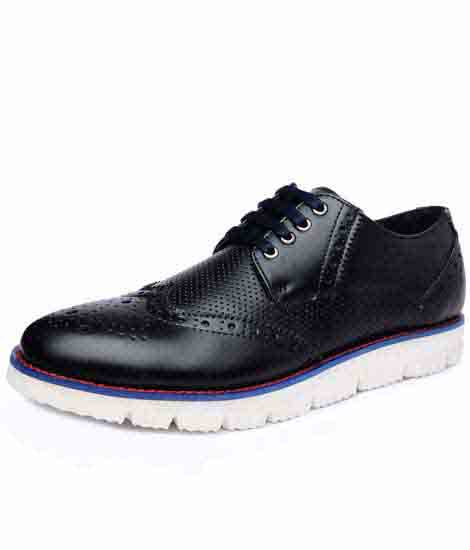 Payton Black Fabric Casual Shoes