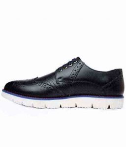 Payton Black Fabric Casual Shoes