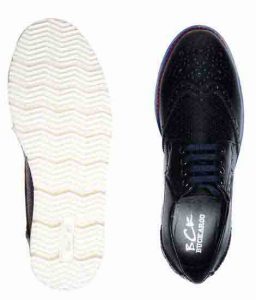 Payton Black Fabric Casual Shoes