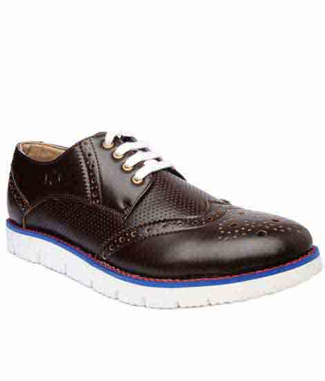 Payton Brown Fabric Casual Shoes