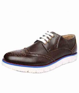 Payton Brown Fabric Casual Shoes