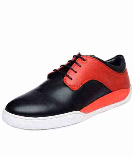 Oliver Black Fabric Casual Shoes