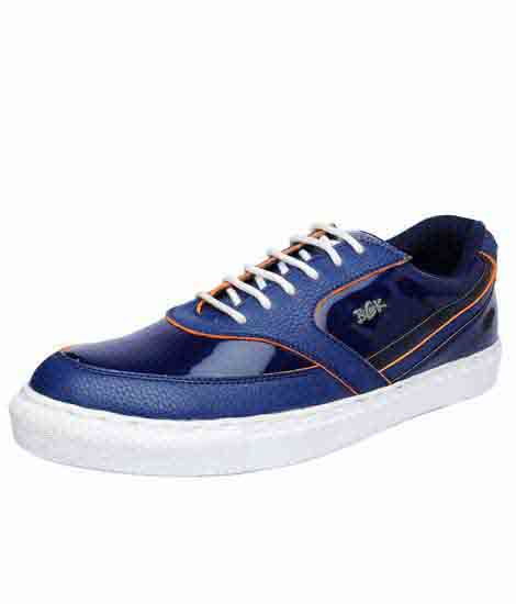 Marvin Blue Fabric Casual Shoes