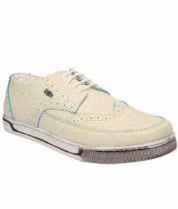 Jeffrey White Fabric Casual Shoes
