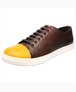 Norris Coffee Fabric Casual Shoes