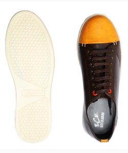 Norris Coffee Fabric Casual Shoes