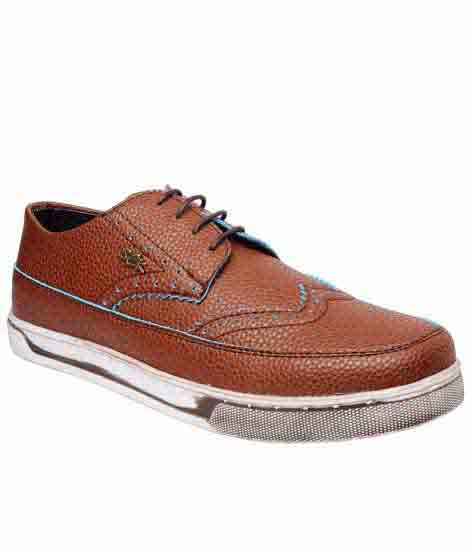 Carmelo Brown Fabric Casual Shoes