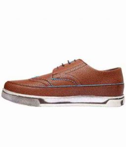 Carmelo Brown Fabric Casual Shoes